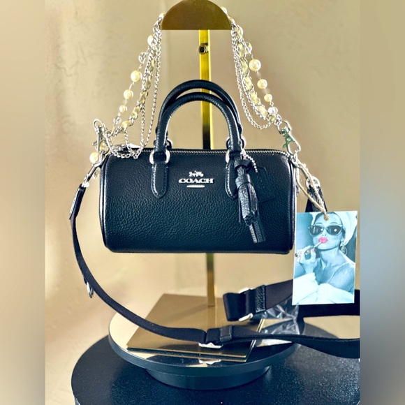 Coach Handbags - 🏆SOLD🏆 💃 Coach “The Lacy” Crossbody Black Pebble Leather.